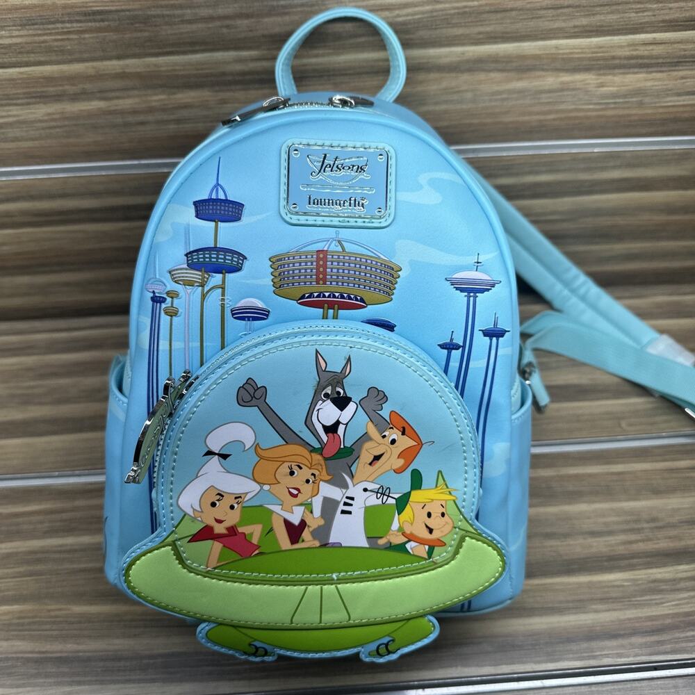 Loungefly Jetsons Spaceship Mini Backpack NWT Cartoon 80's